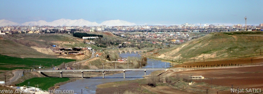 diyarbakir manzarasi - dicle nehri ve silvan koprusu-fot.nejat satici